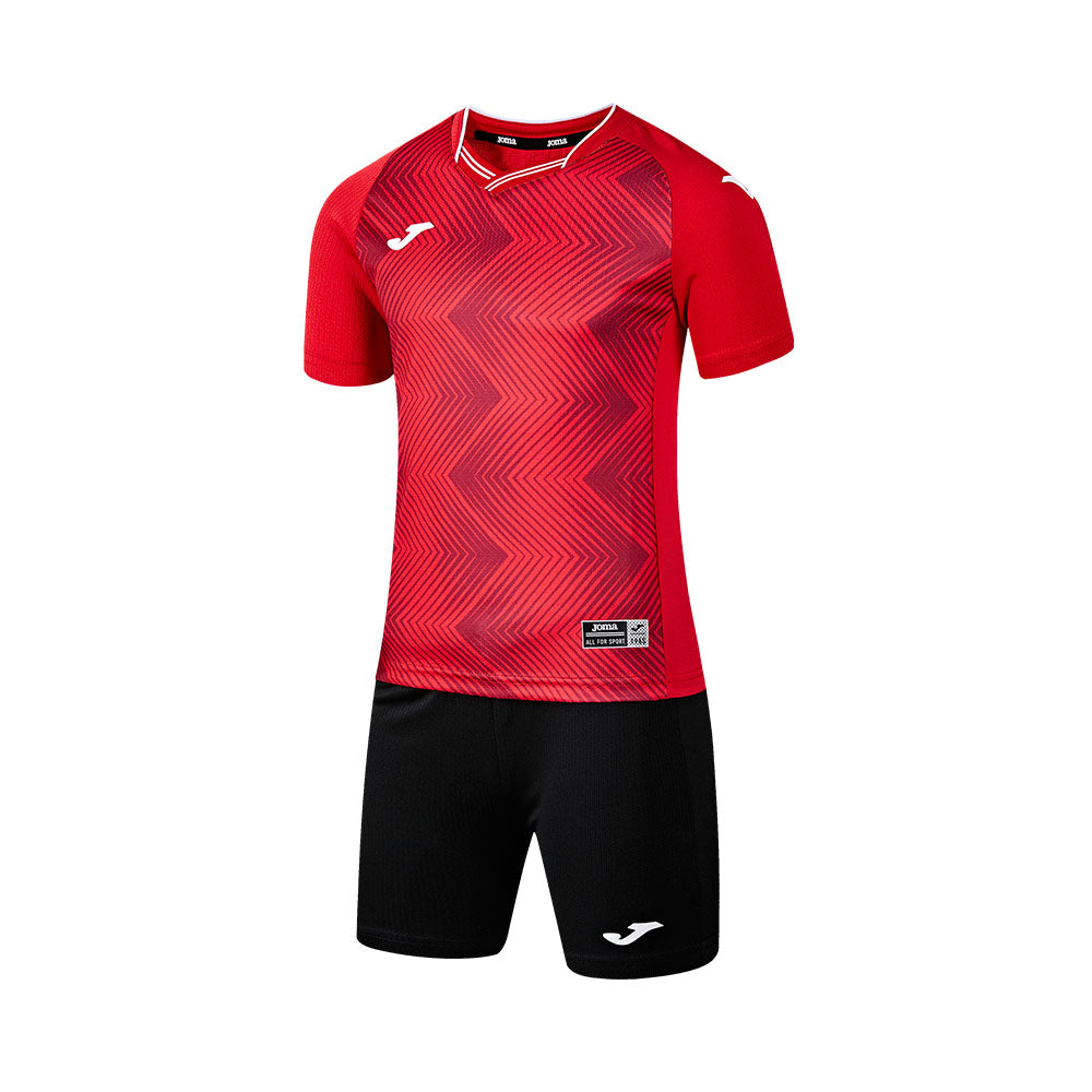 Children's football uniforms (green/red/blue/orange/grey)