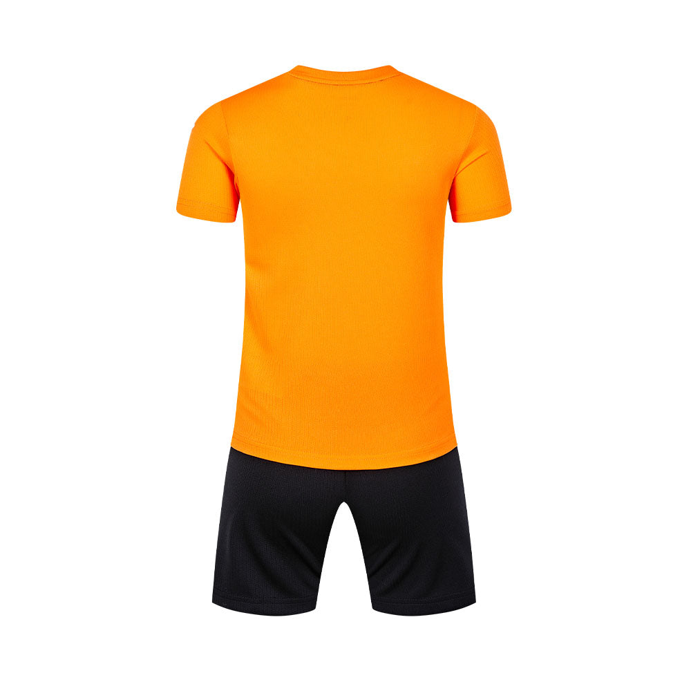 Children's football uniforms (green/red/blue/orange/grey)