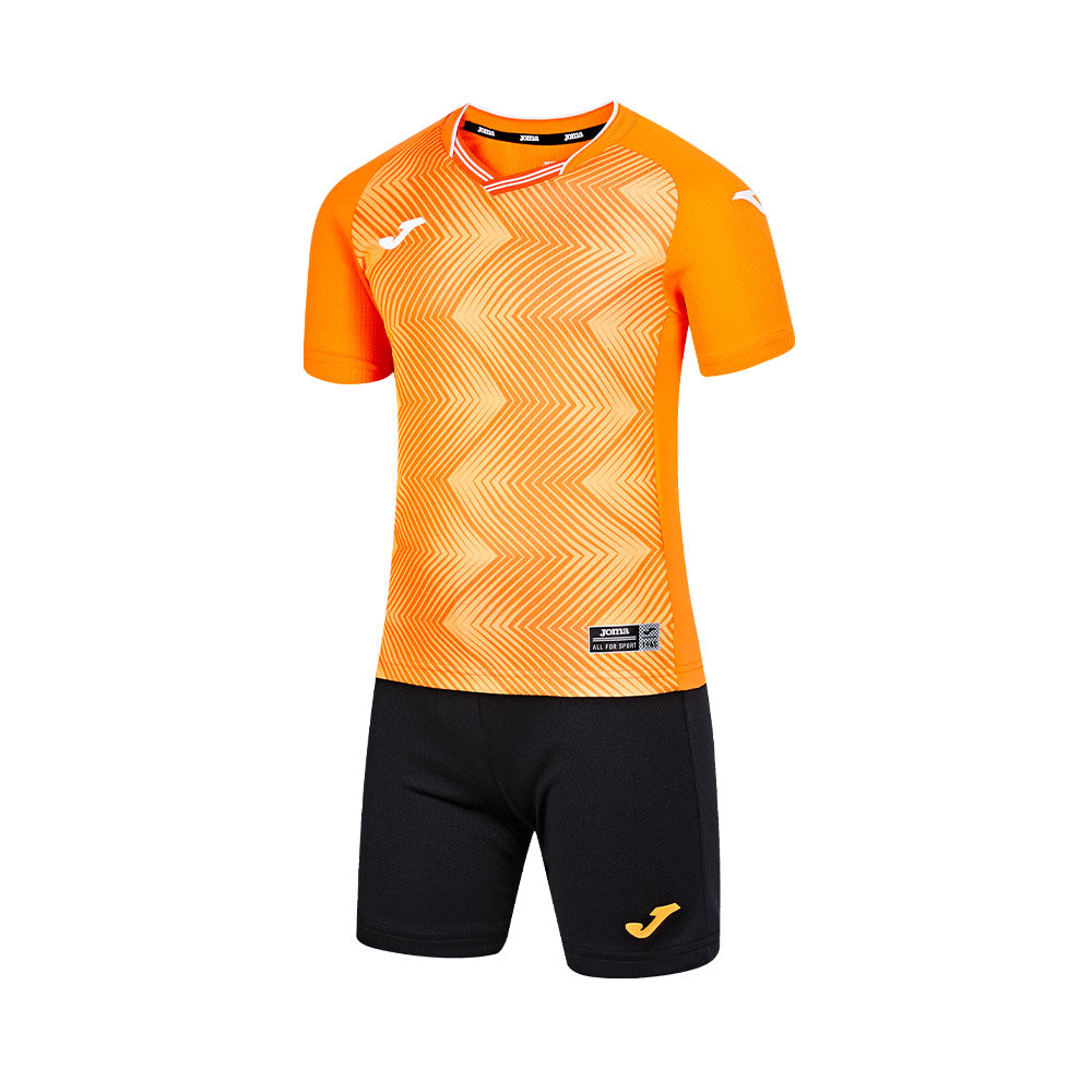 Children's football uniforms (green/red/blue/orange/grey)