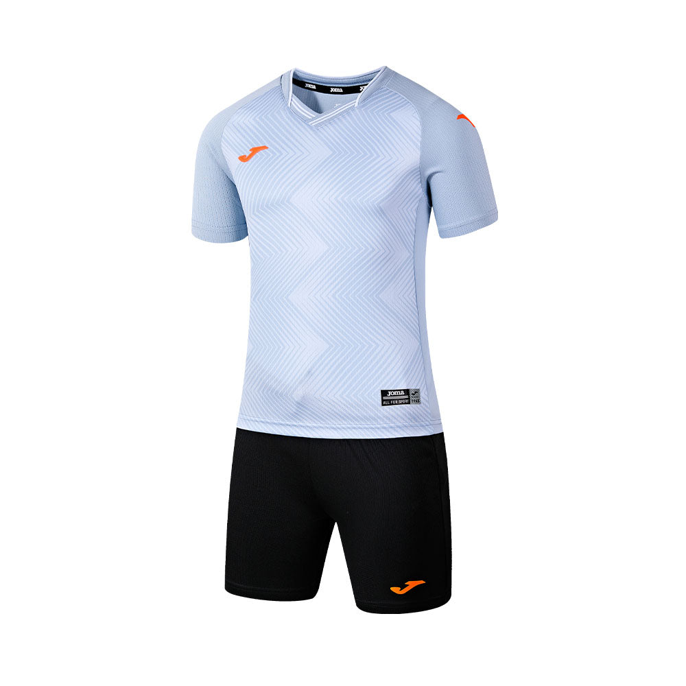 Children's football uniforms (green/red/blue/orange/grey)