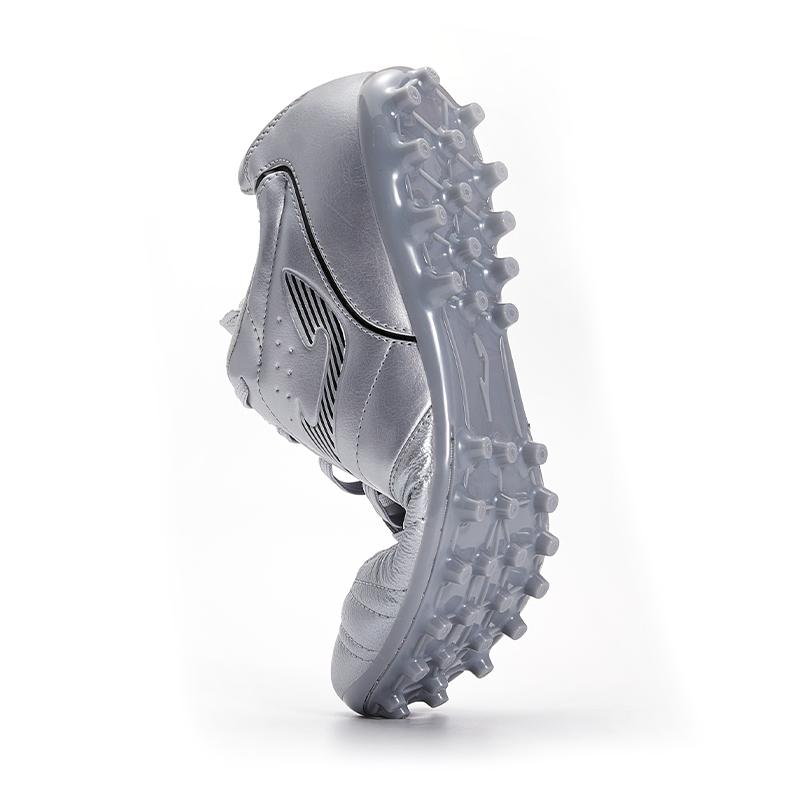 成人袋鼠皮足球鞋 - MG【銀色】