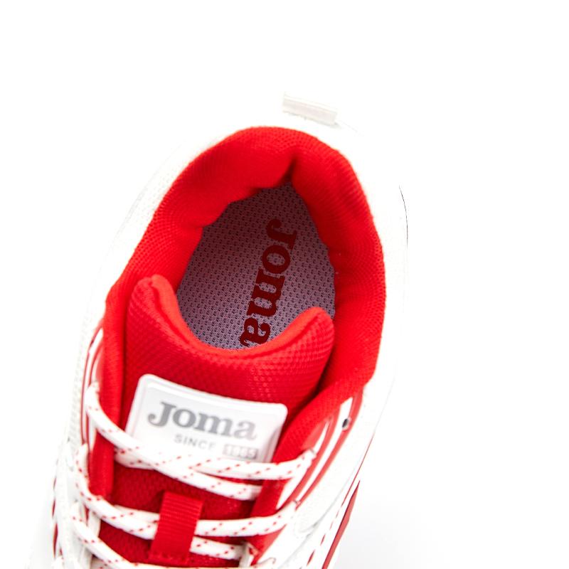 男子排球鞋 SAGA【白/紅色】