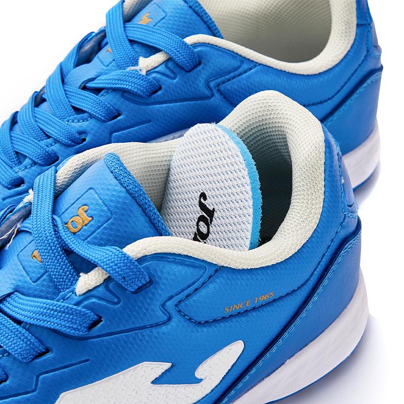 兒童碎釘足球鞋 LIGA T1 - TF【藍白色】