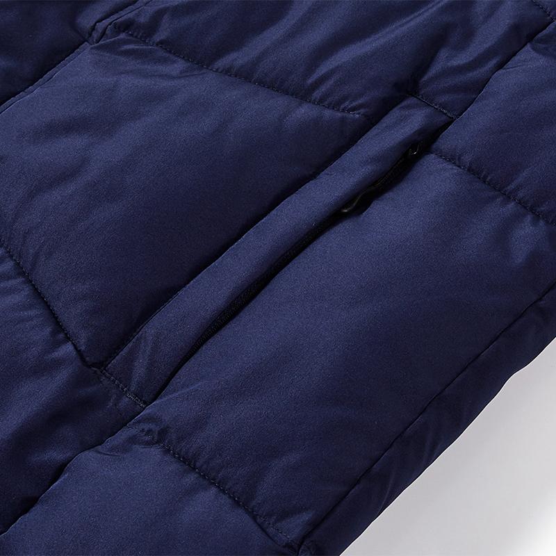 ESPANA系列連帽中長棉褸【藏青】