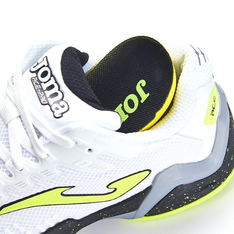 成人專業泥地網球鞋 - ACE PRO【黑/白/黃】