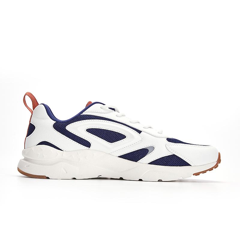 Men's casual shoes (white and blue)