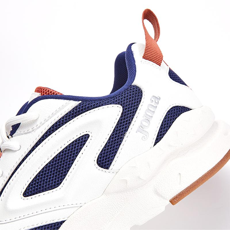 Men's casual shoes (white and blue)