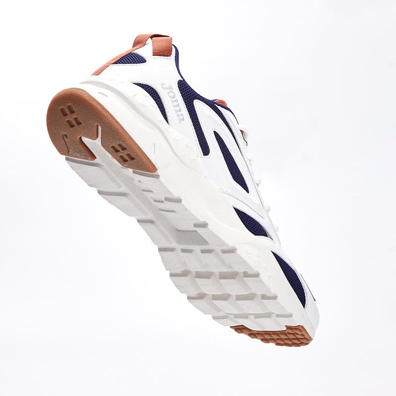 Men's casual shoes (white and blue)