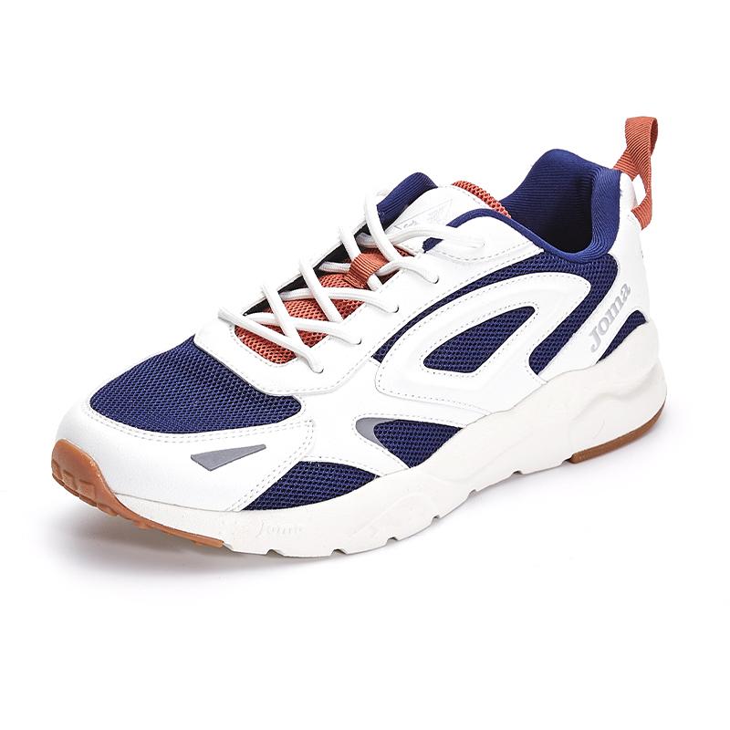 Men's casual shoes (white and blue)