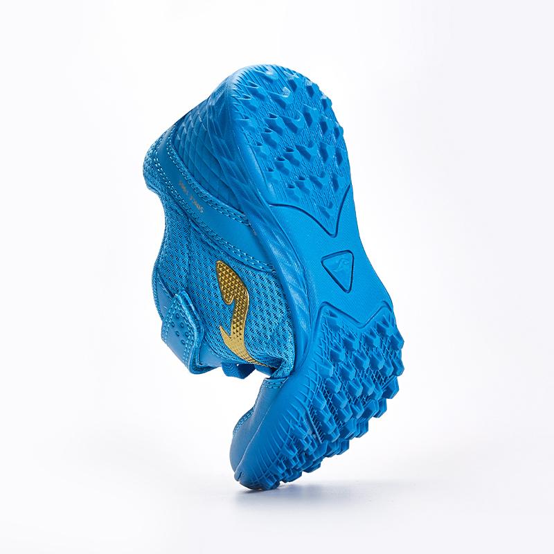 兒童魔術貼碎釘足球鞋 CHASER - TF (深藍)