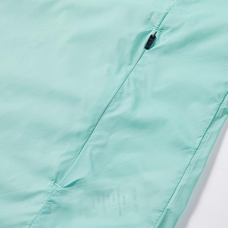 男子輕薄防曬運動外套【淺綠色】
