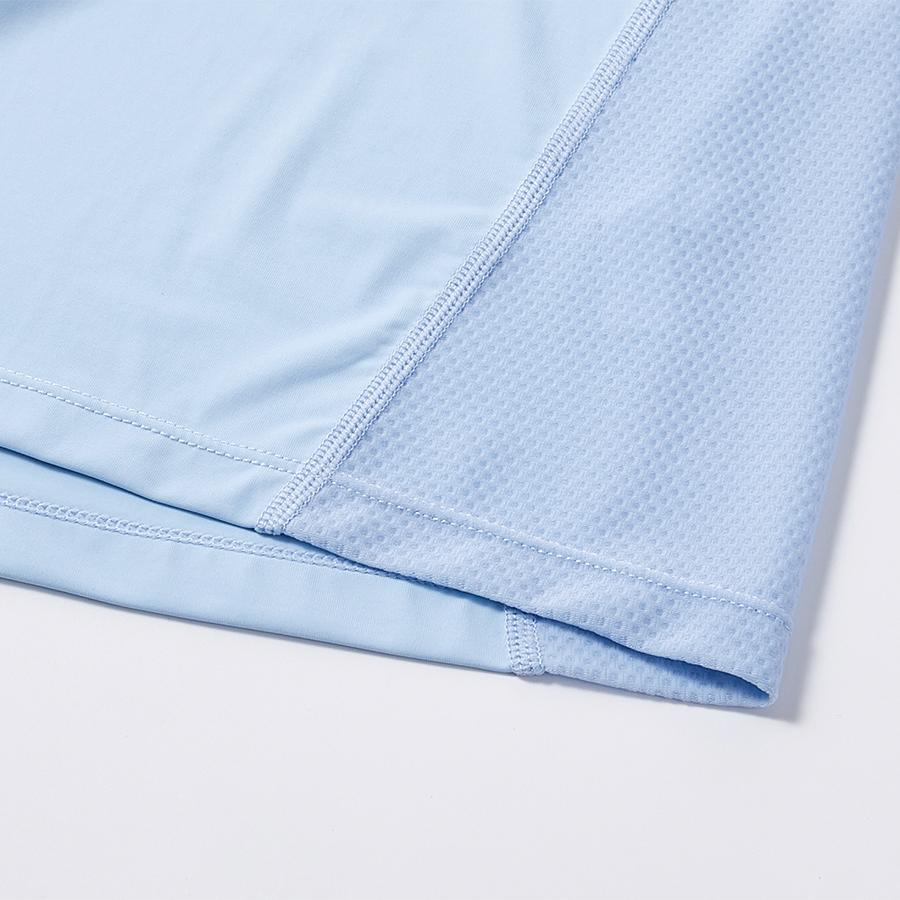 男子UPF50+防曬冰感運動背心【淺藍色】