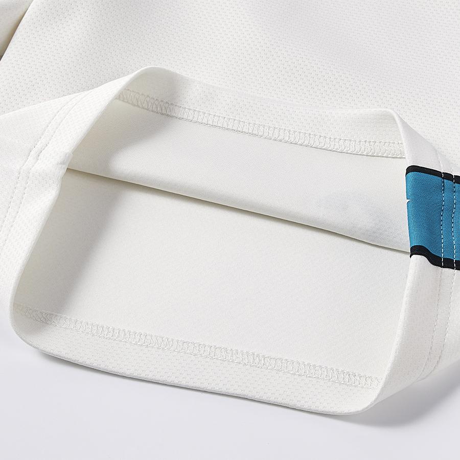 男子時尚針織運動短褲【米白色】