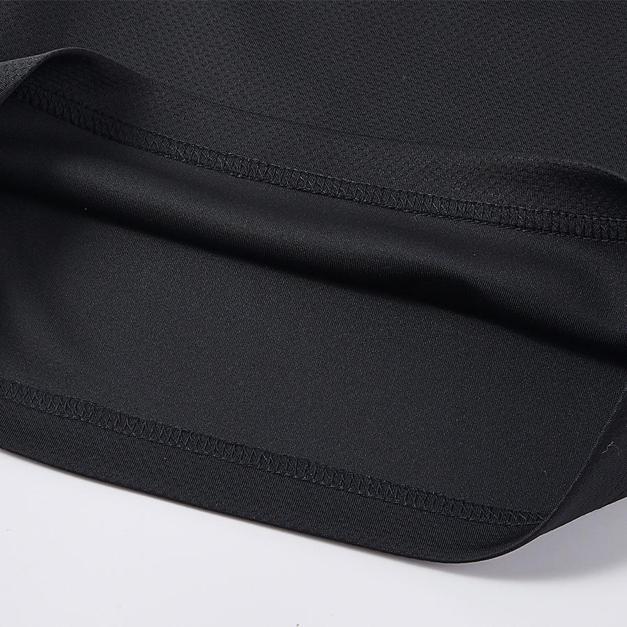 男子時尚針織運動短褲【黑色】