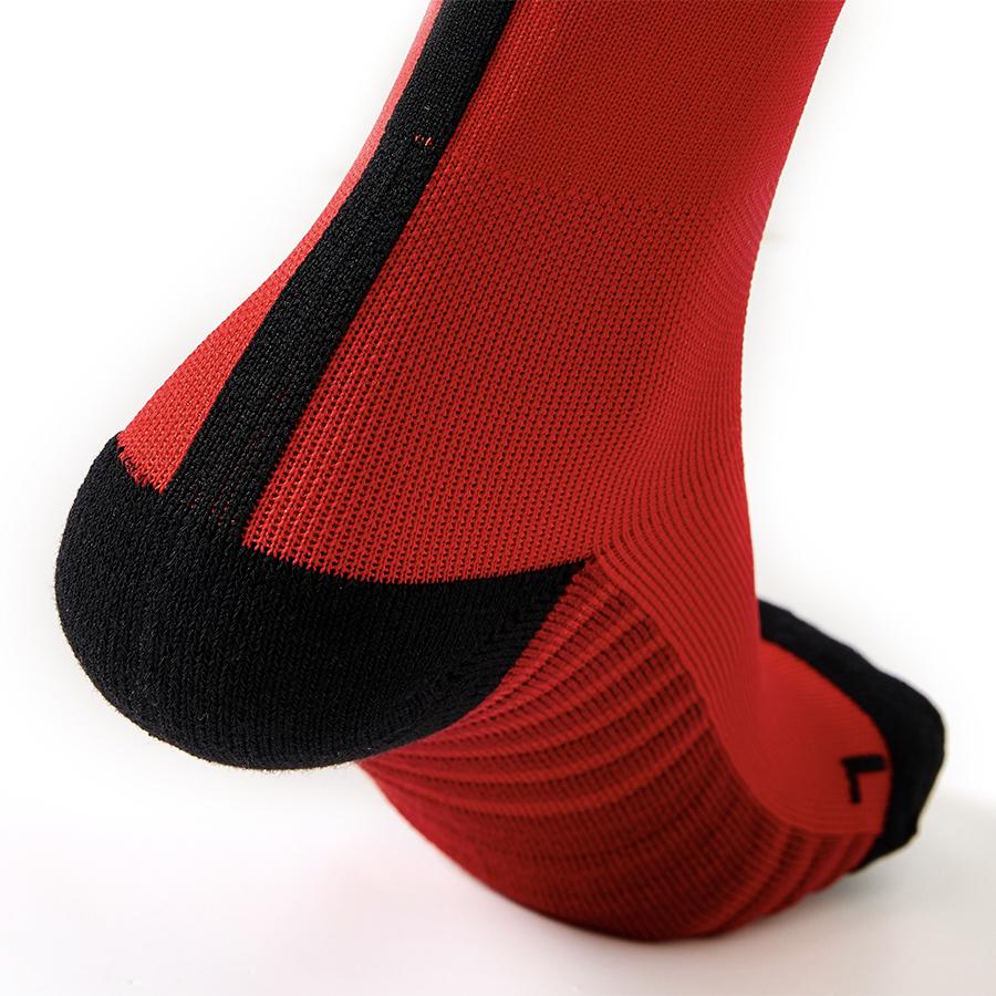 專業足球襪【紅色】
