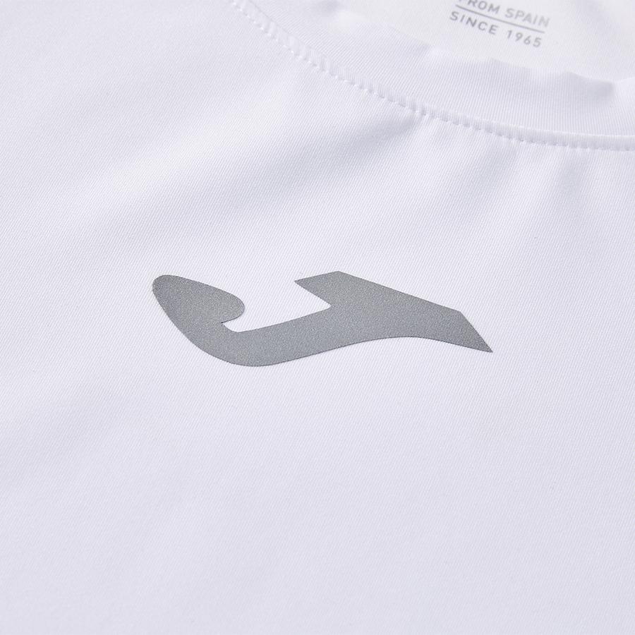 男子透氣速乾緊身短袖衫【白色】