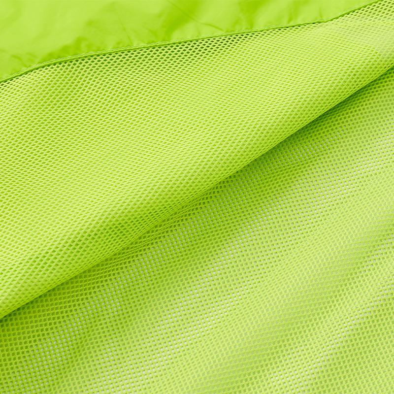 男子連帽梭織外套【螢光綠色】