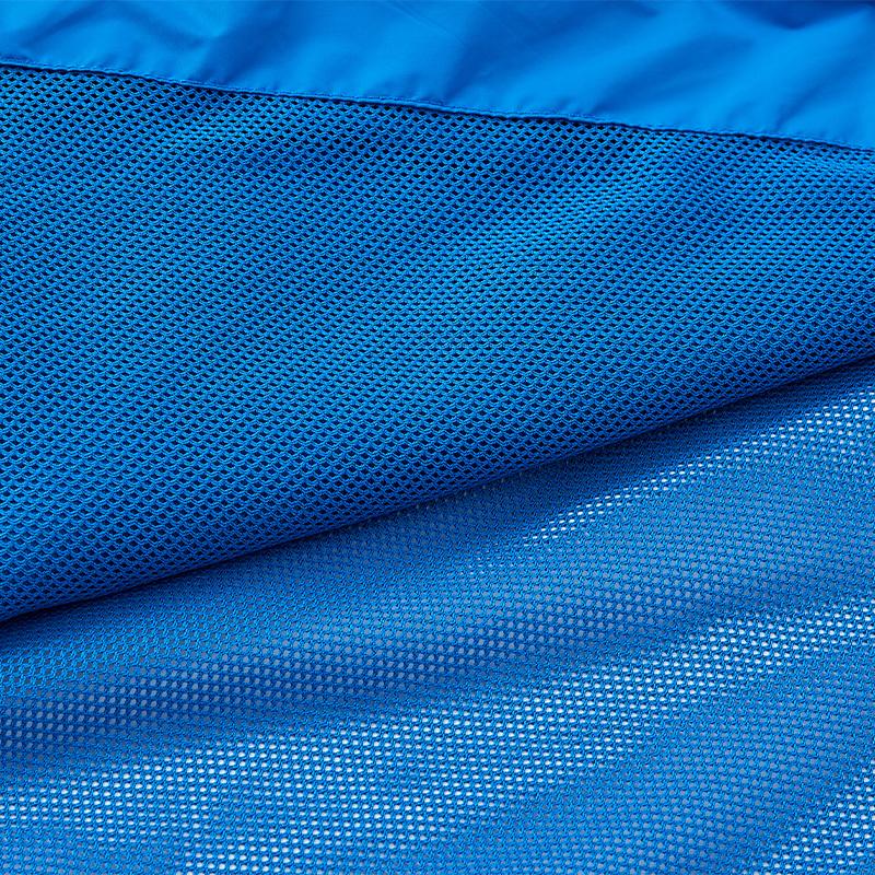 男子連帽梭織外套【深寶藍色】