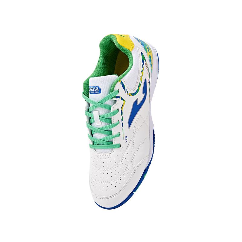 Futsal shoes VARIETY (white and green)