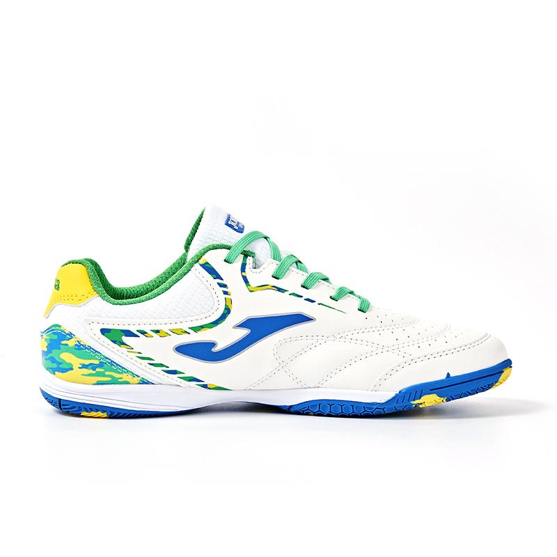 Futsal shoes VARIETY (white and green)