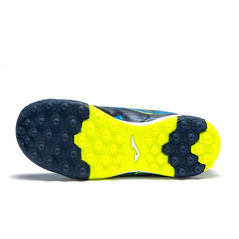 Children's spiked soccer shoes PROPULSION JR. - TF (blue/green)
