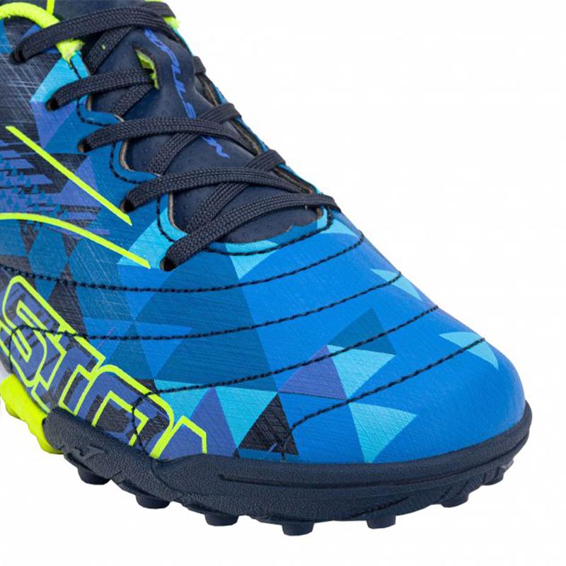 Children's spiked soccer shoes PROPULSION JR. - TF (blue/green)