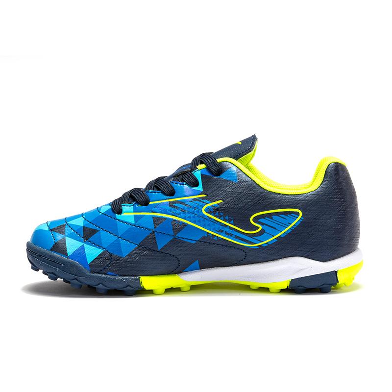 Children's spiked soccer shoes PROPULSION JR. - TF (blue/green)