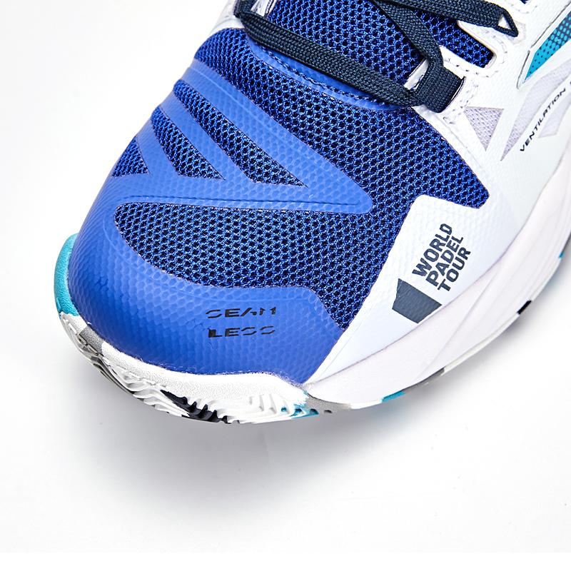 Racquet tennis shoes T.SPIN white and blue