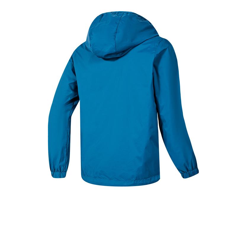 兒童藏帽風雨衣【雲杉綠】