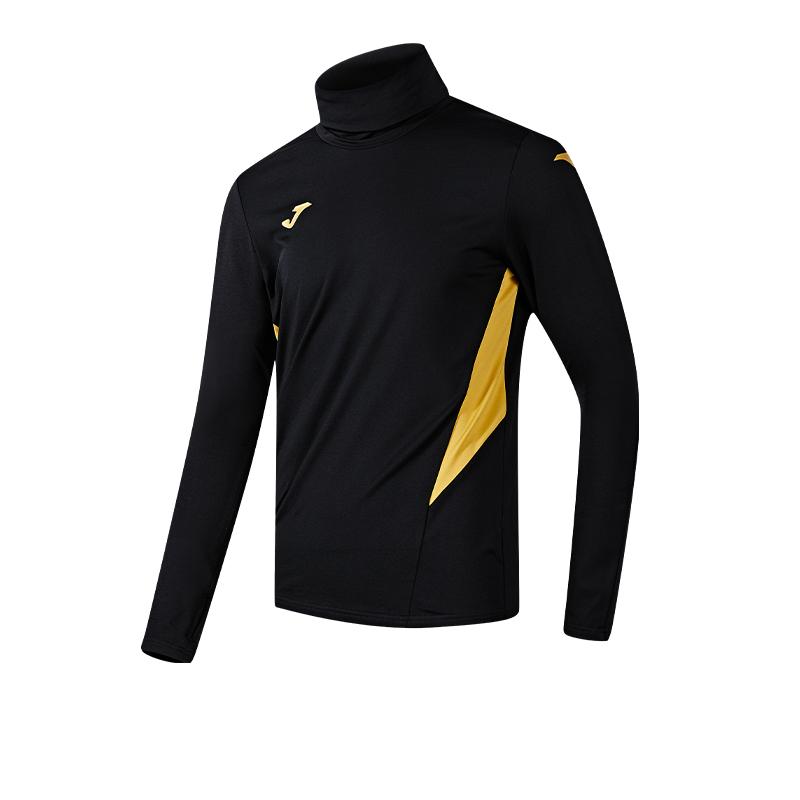 Bottle collar long-sleeved training shirt (white/black/dark blue/red/sky blue)