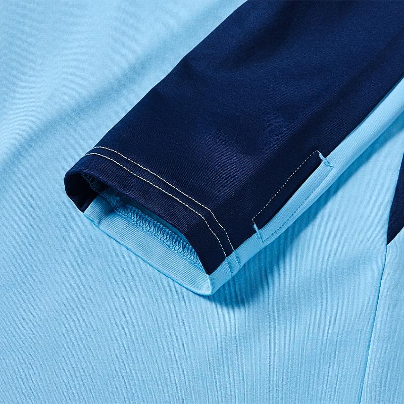 Half zip long sleeve training T-shirt