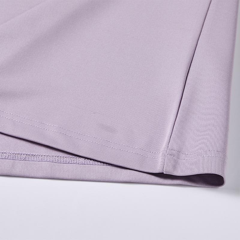 Women's half-zip long training shirt (black/light blue/grey purple)
