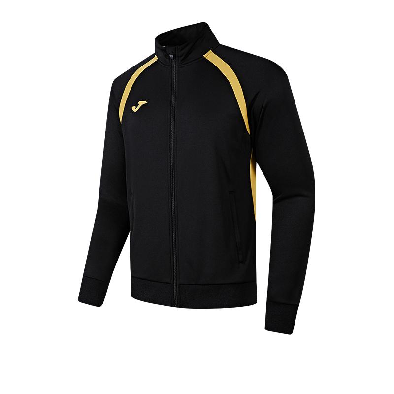 Men's knitted long-sleeved zipper jacket (white/black/navy/sky blue)
