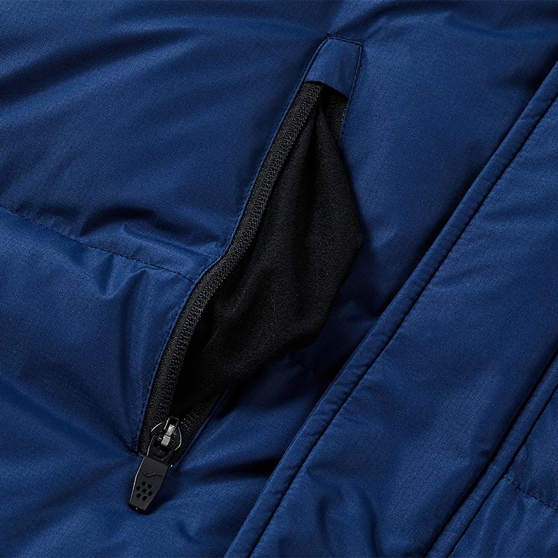 Men's long down jacket (black/grey/navy blue)