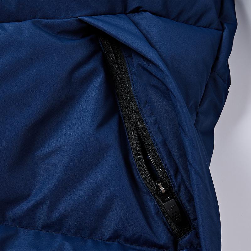 Men's long down jacket (black/grey/navy blue)