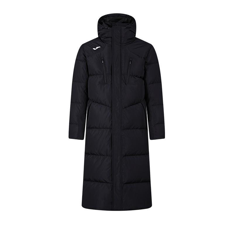 Men's long down jacket (black/grey/navy blue)