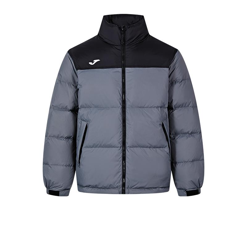 男女款短款羽絨外套 (黑/白黑/綠黑/灰黑)