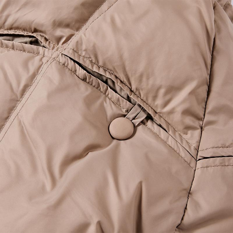 Women's down vest (beige/khaki/black)