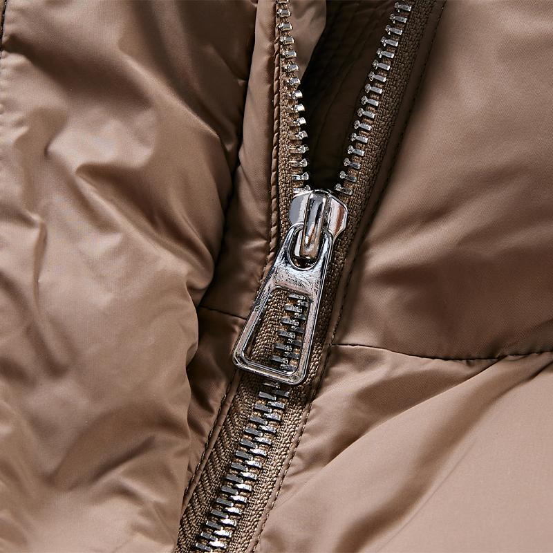 Women's down vest (beige/khaki/black)