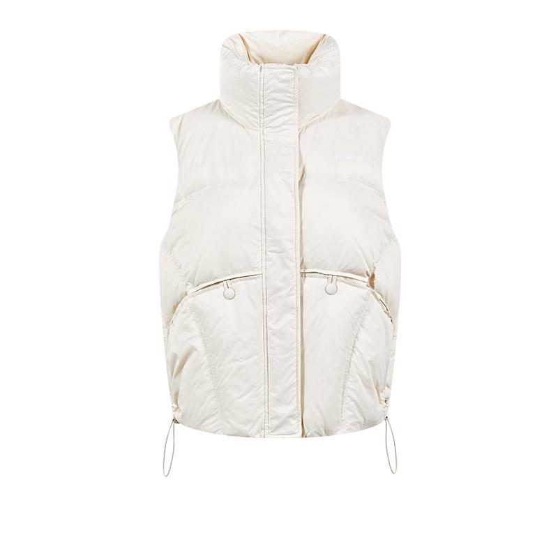 Women's down vest (beige/khaki/black)