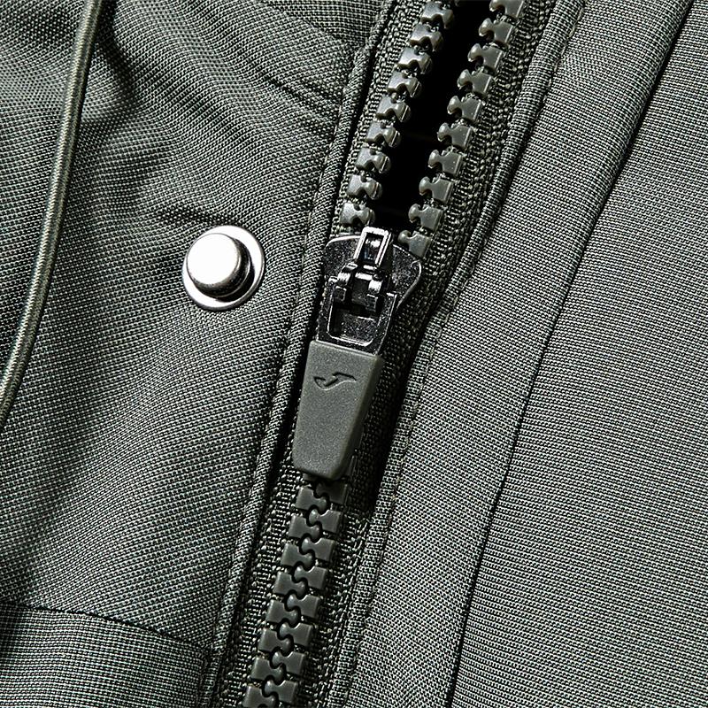 Men's down jacket (black/green)