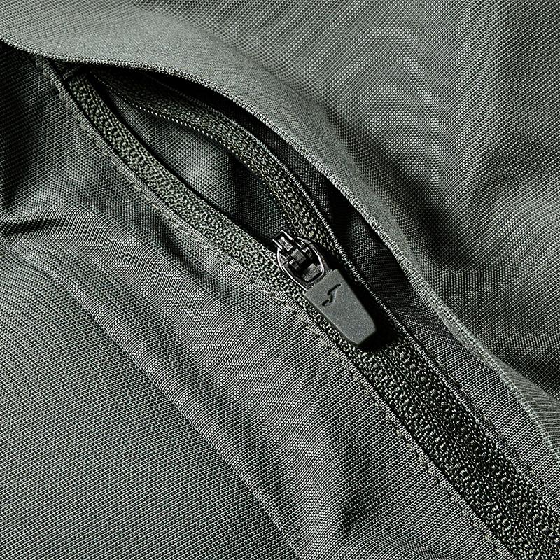 Men's down jacket (black/green)