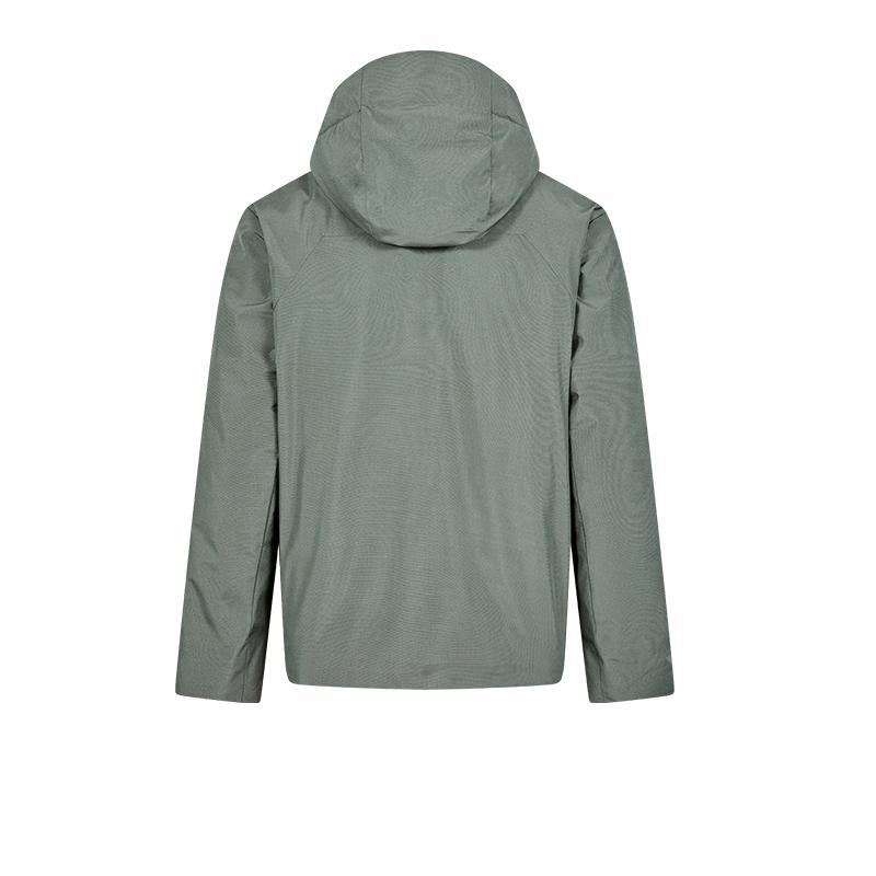 Men's down jacket (black/green)