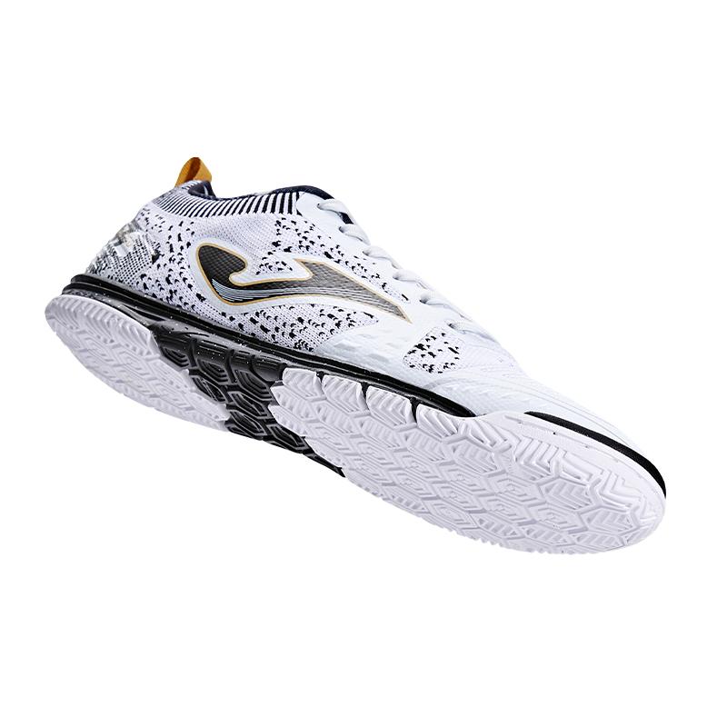 五人足球鞋 TACTICO - 石地/室内【白/黑色】