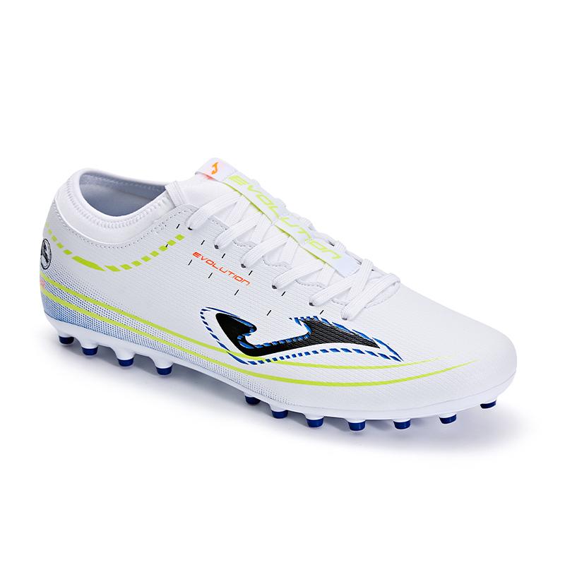 Football boots EVOLUTION AG artificial grass (white)
