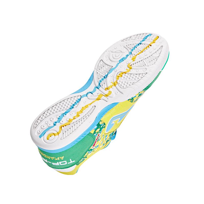 Amandinha 限量版 五人足球鞋 TOP FLEX 2024 (石地/室内)【黃绿】