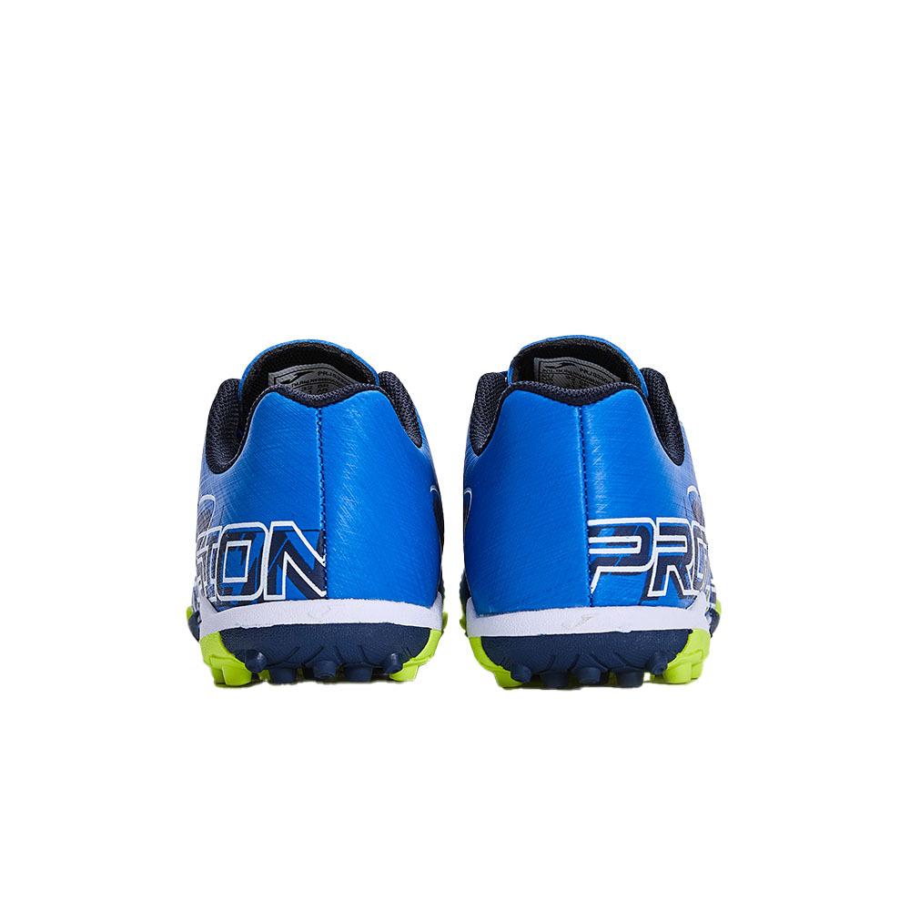 Children's spiked soccer shoes PROPULSION JR. - TF (blue/green)