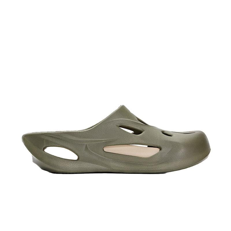HOLLOW new slippers ~ same style for men and women (military green)