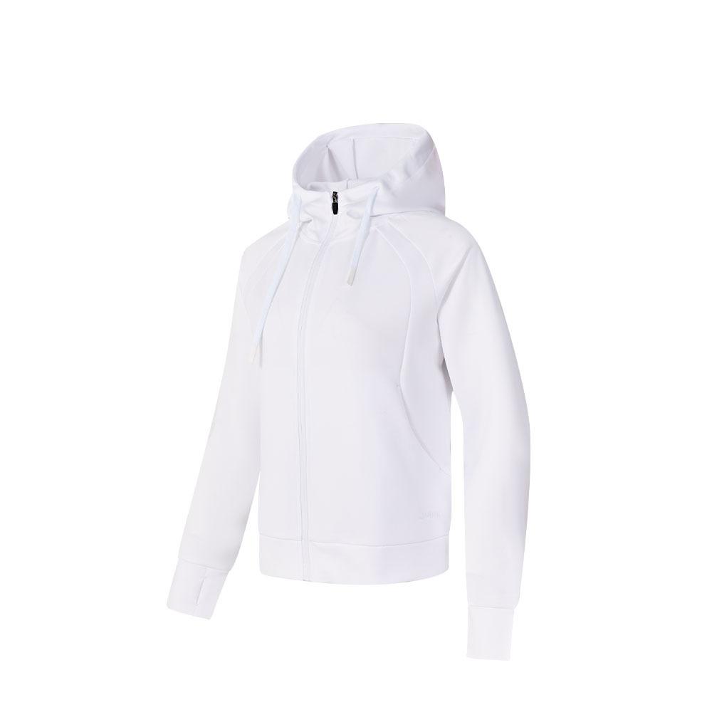 Women's knitted zipper jacket