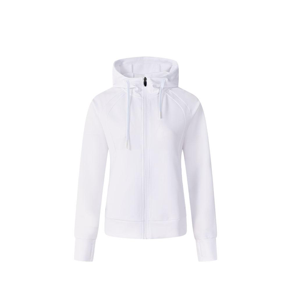 Women's knitted zipper jacket